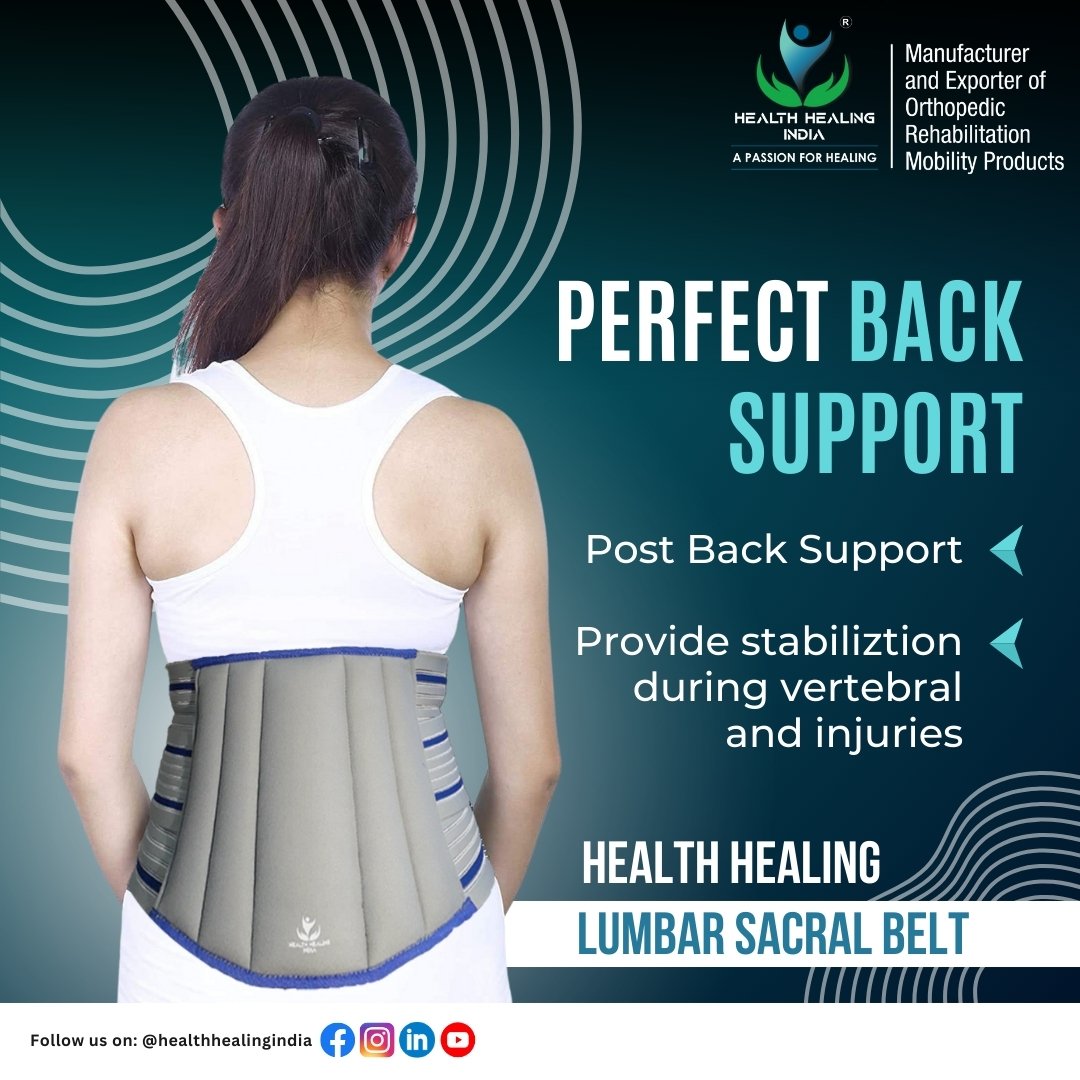Supporting your spine, easing your journey- Discover the healing comfort of our Lumbar Sacral Be