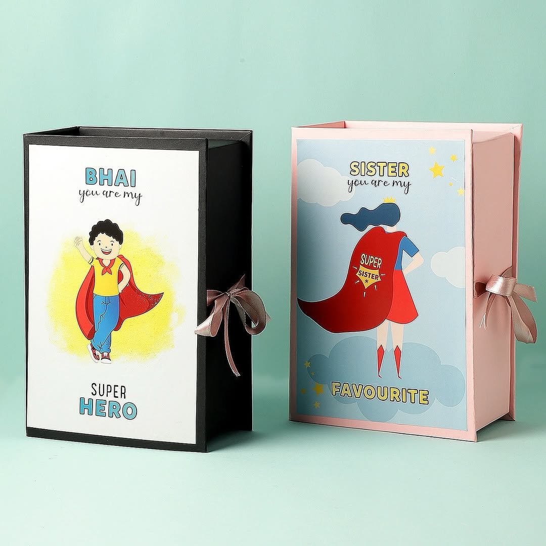 Rakhi drop 2Size- 9x7x3 inch Minimum order quantity – 10 per designPrice- Rs 160 each Material-